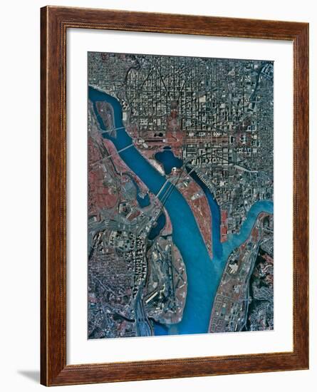 Aerial View of Washington Dc-Stocktrek Images-Framed Photographic Print