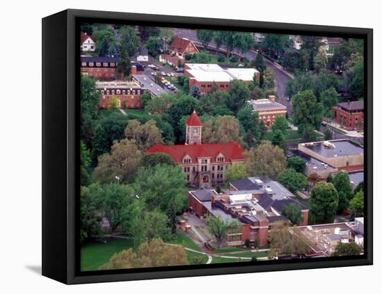 Aerial View of Whitman College Campus in Walla Walla, Washington, USA-William Sutton-Framed Premier Image Canvas