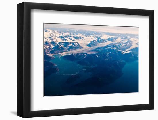 Aerial view of Wrangell-St. Elias National Park, Alaska-Mark A Johnson-Framed Photographic Print