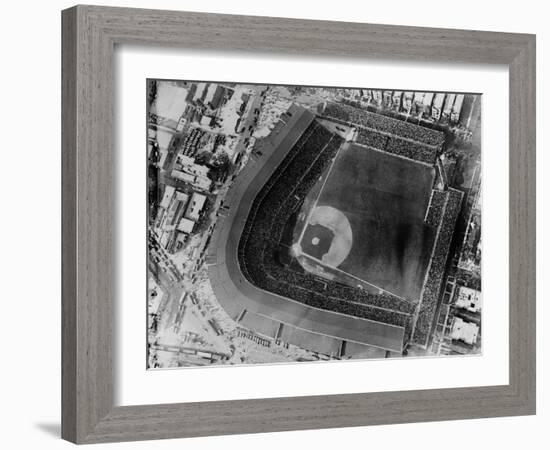 Aerial View of Wrigley Field-null-Framed Photographic Print