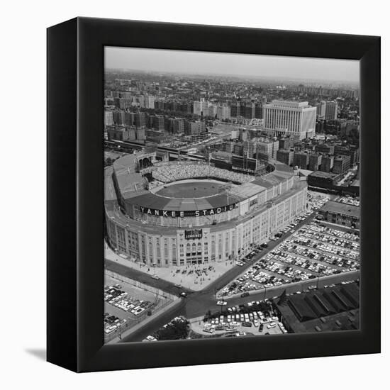 Aerial View of Yankee Stadium-null-Framed Premier Image Canvas