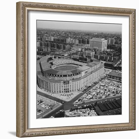 Aerial View of Yankee Stadium-null-Framed Photographic Print