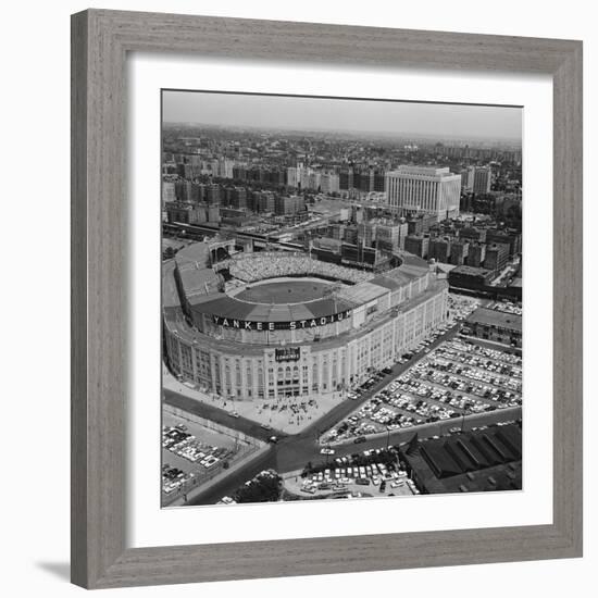 Aerial View of Yankee Stadium-null-Framed Photographic Print