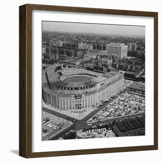 Aerial View of Yankee Stadium-null-Framed Photographic Print