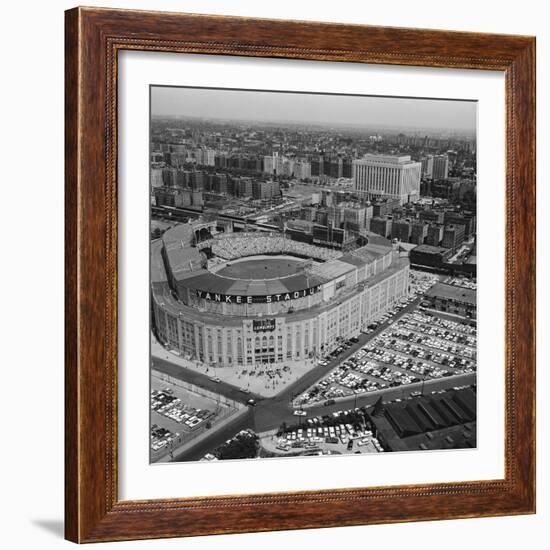 Aerial View of Yankee Stadium-null-Framed Photographic Print