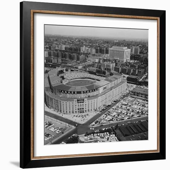 Aerial View of Yankee Stadium-null-Framed Photographic Print