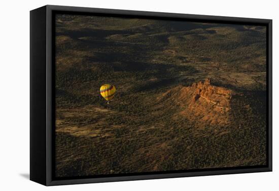 Aerial View, Red Rock Country, Cockscomb, Sedona, Coconino NF, Arizona-Michel Hersen-Framed Premier Image Canvas