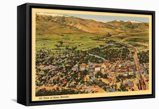 Aerial View, Reno, Nevada-null-Framed Stretched Canvas