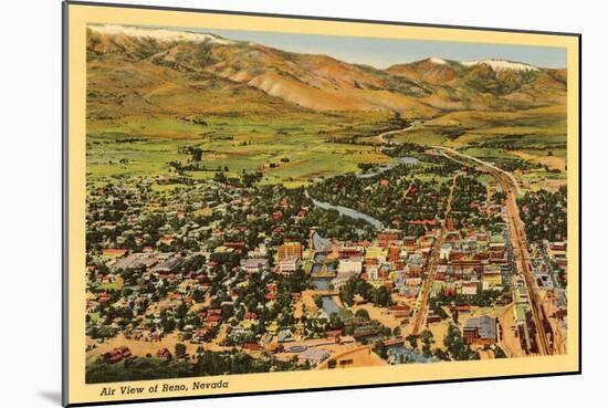 Aerial View, Reno, Nevada-null-Mounted Art Print