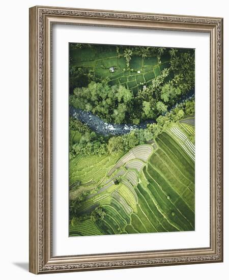 Aerial View - River-Joseph Eta-Framed Giclee Print