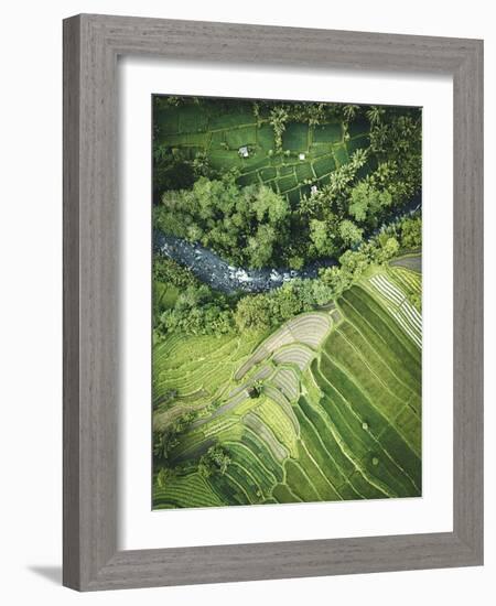 Aerial View - River-Joseph Eta-Framed Giclee Print