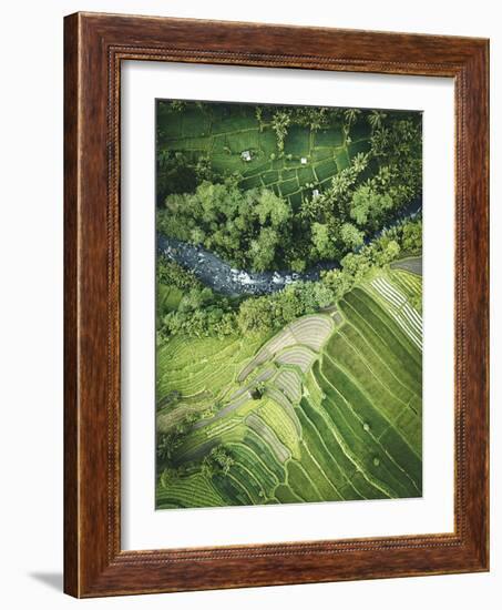 Aerial View - River-Joseph Eta-Framed Giclee Print