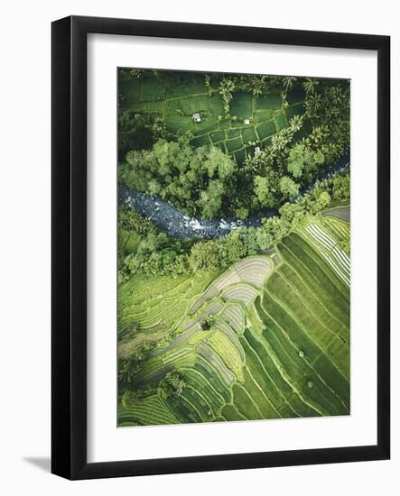 Aerial View - River-Joseph Eta-Framed Giclee Print