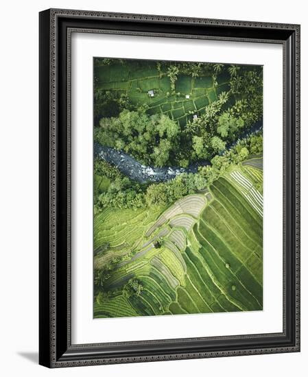 Aerial View - River-Joseph Eta-Framed Giclee Print