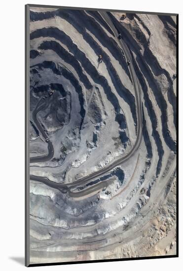 Aerial View to the Iron Ore Open Mine-M Khebra-Mounted Photographic Print