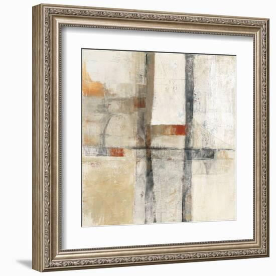 Aerial Viewl I White-Mike Schick-Framed Art Print