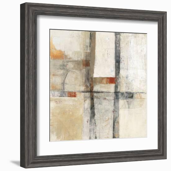 Aerial Viewl I White-Mike Schick-Framed Art Print