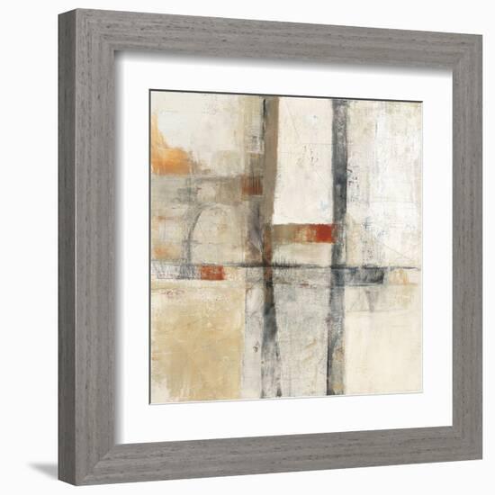 Aerial Viewl I White-Mike Schick-Framed Art Print