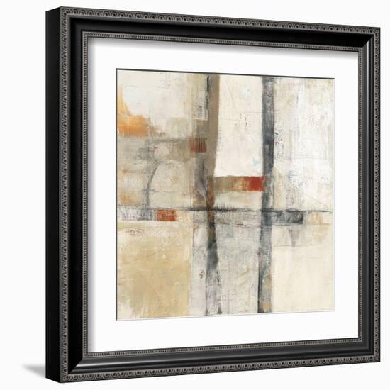 Aerial Viewl I White-Mike Schick-Framed Art Print