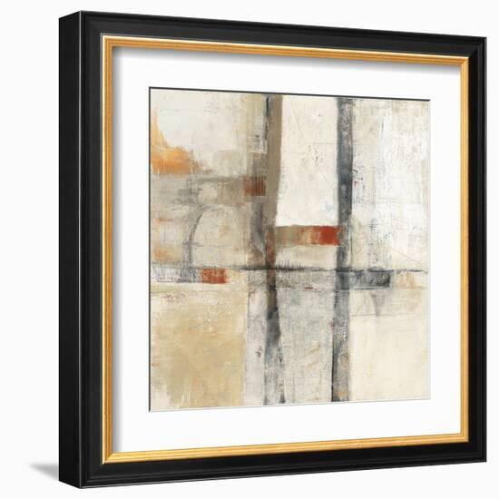 Aerial Viewl I White-Mike Schick-Framed Art Print