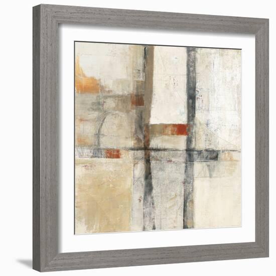 Aerial Viewl I White-Mike Schick-Framed Art Print