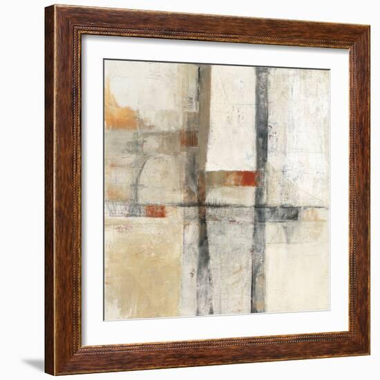 Aerial Viewl I White-Mike Schick-Framed Art Print