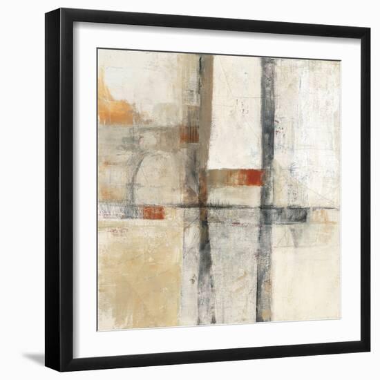 Aerial Viewl I White-Mike Schick-Framed Art Print