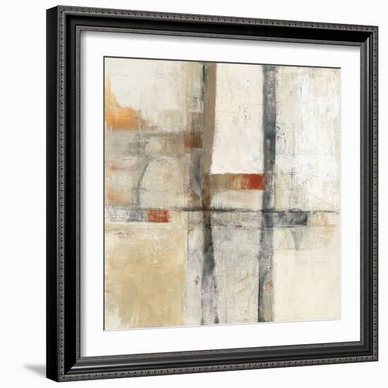 Aerial Viewl I White-Mike Schick-Framed Art Print