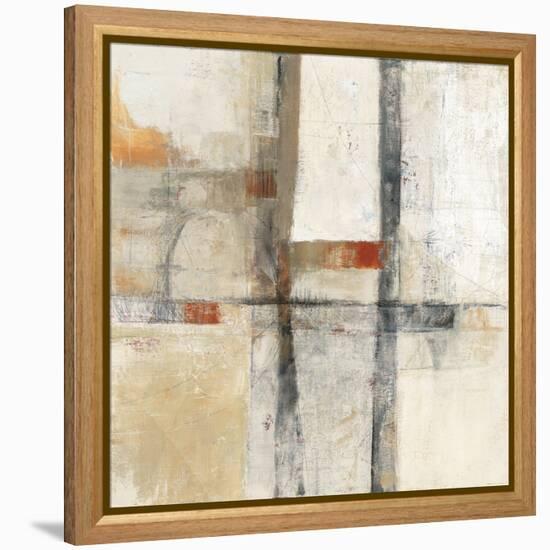 Aerial Viewl I White-Mike Schick-Framed Stretched Canvas