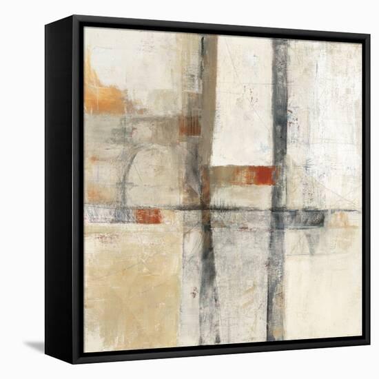 Aerial Viewl I White-Mike Schick-Framed Stretched Canvas