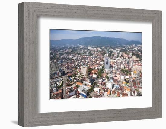 Aerial Views over the City of Penang, Malaysia-Micah Wright-Framed Photographic Print