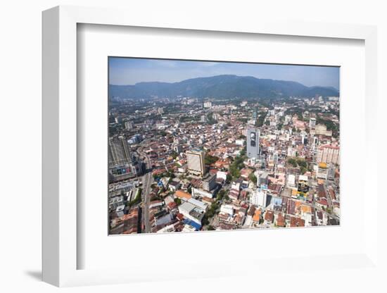 Aerial Views over the City of Penang, Malaysia-Micah Wright-Framed Photographic Print