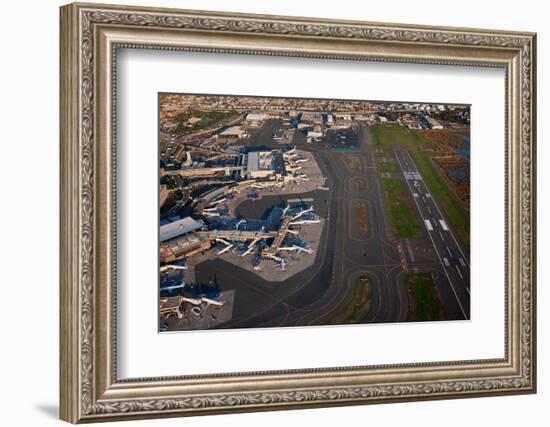 Aerials of Boston Logan International Airport-Joseph Sohm-Framed Photographic Print