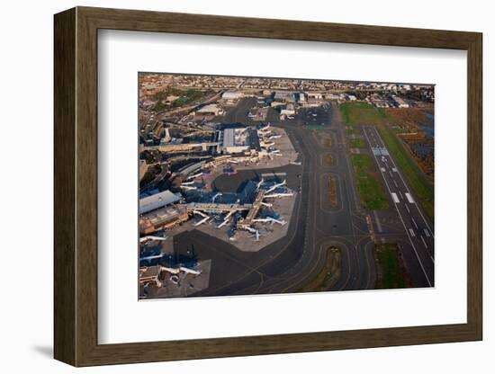 Aerials of Boston Logan International Airport-Joseph Sohm-Framed Photographic Print