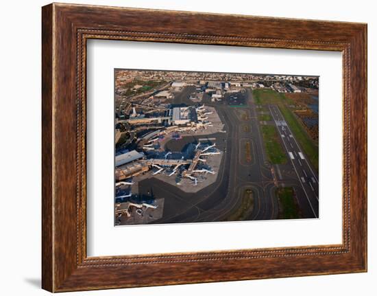 Aerials of Boston Logan International Airport-Joseph Sohm-Framed Photographic Print