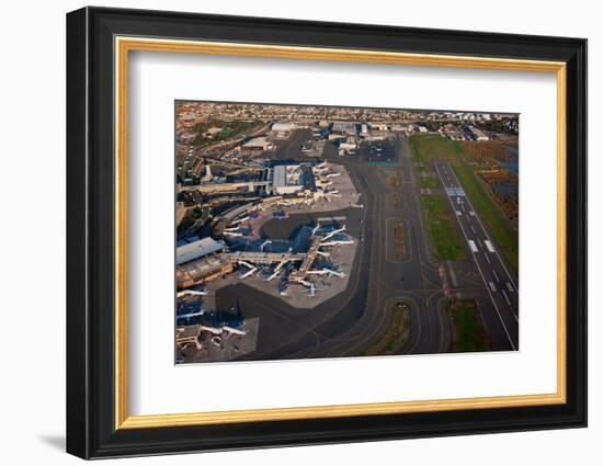 Aerials of Boston Logan International Airport-Joseph Sohm-Framed Photographic Print