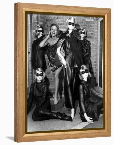 Aeries the Avengers with Honor Blackman, as Cathy Gale October 29, 1963-null-Framed Stretched Canvas