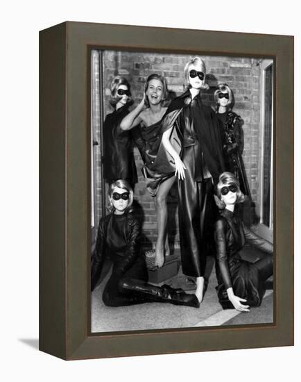 Aeries the Avengers with Honor Blackman, as Cathy Gale October 29, 1963-null-Framed Stretched Canvas