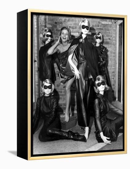 Aeries the Avengers with Honor Blackman, as Cathy Gale October 29, 1963-null-Framed Stretched Canvas