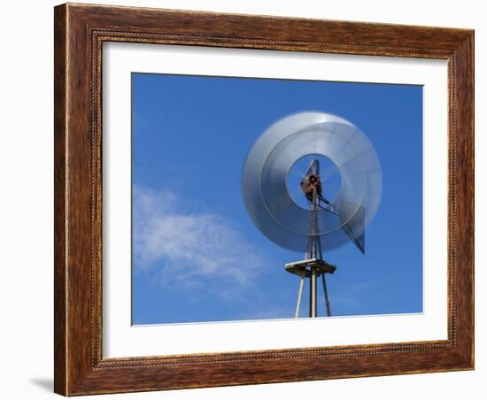 Aermotor windmill, Seadrift, Texas-Maresa Pryor-Framed Photographic Print