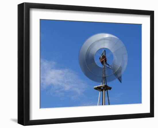 Aermotor windmill, Seadrift, Texas-Maresa Pryor-Framed Photographic Print