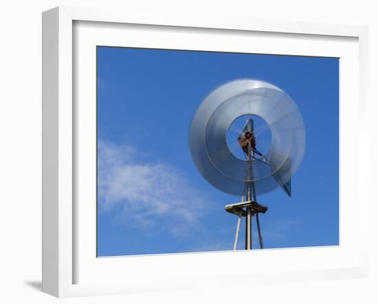 Aermotor windmill, Seadrift, Texas-Maresa Pryor-Framed Photographic Print