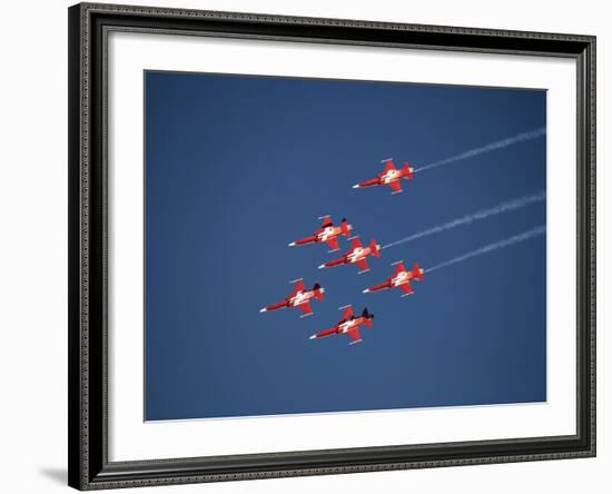 Aerobatic Team, Patrouille Swiss, Switzerland, Europe-Hans Peter Merten-Framed Photographic Print