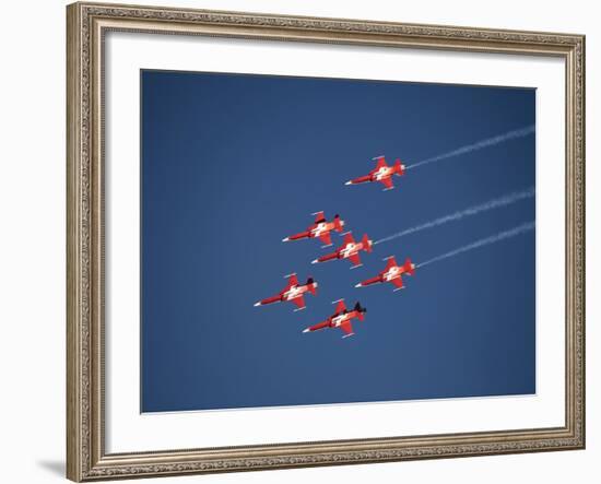 Aerobatic Team, Patrouille Swiss, Switzerland, Europe-Hans Peter Merten-Framed Photographic Print