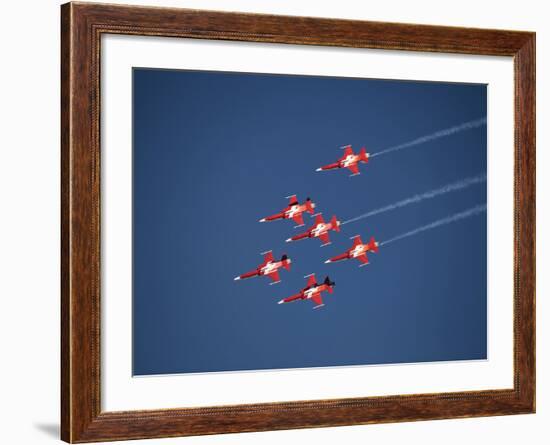 Aerobatic Team, Patrouille Swiss, Switzerland, Europe-Hans Peter Merten-Framed Photographic Print