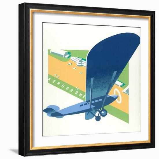 Aerodrome-Brian James-Framed Art Print