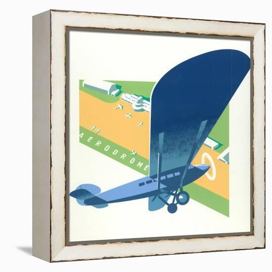 Aerodrome-Brian James-Framed Stretched Canvas