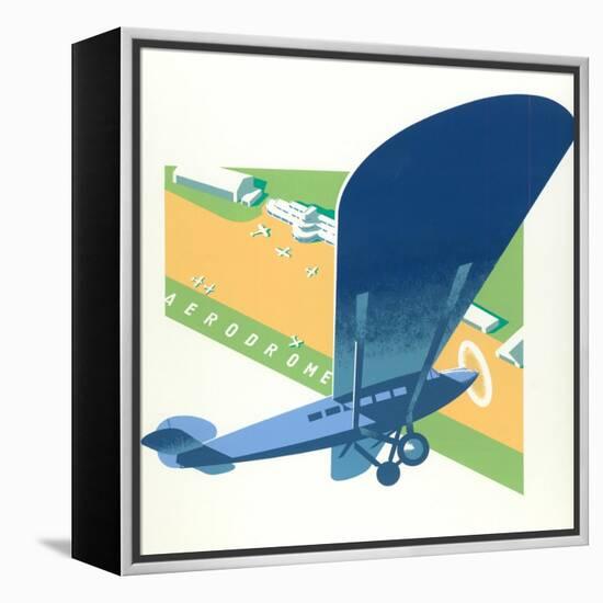 Aerodrome-Brian James-Framed Stretched Canvas