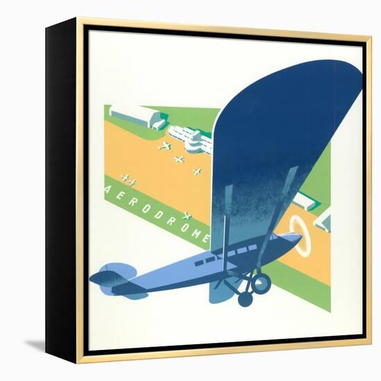 Aerodrome-Brian James-Framed Stretched Canvas