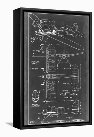 Aeronautic Blueprint II-Vision Studio-Framed Stretched Canvas